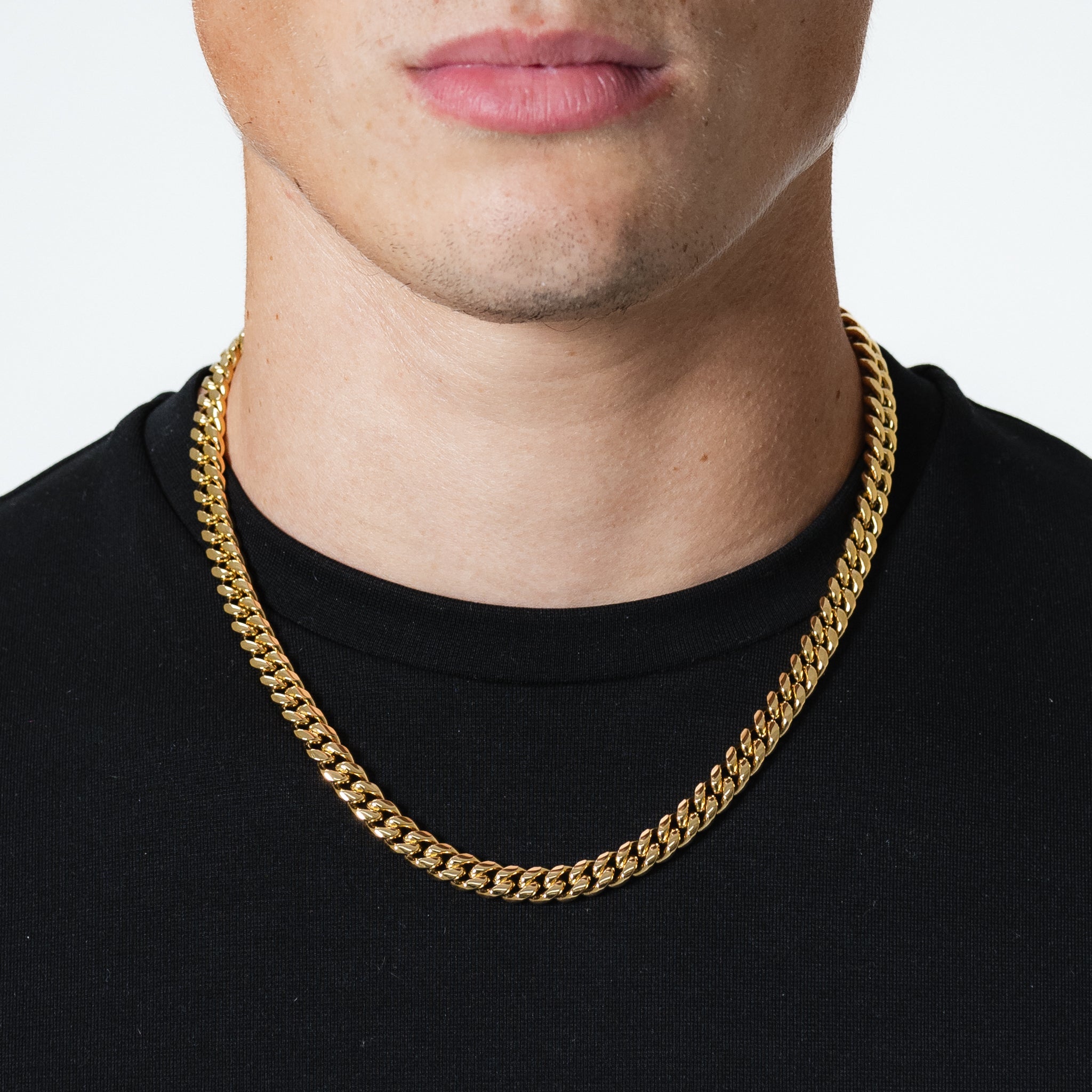 Cuban Link Chain 8mm (Gold)