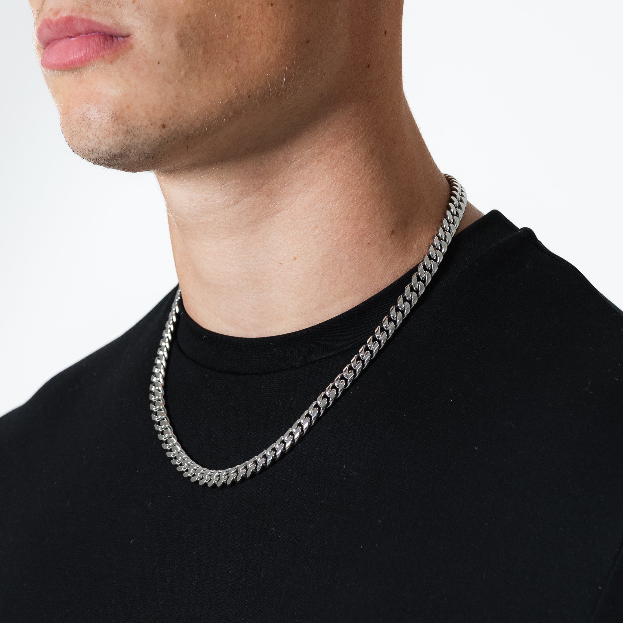 Cuban Link Chain 8mm (Silver)